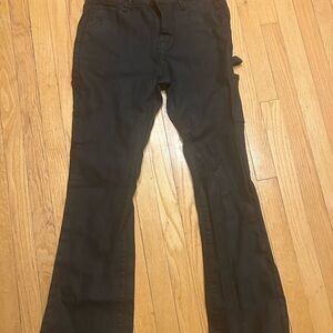 Men's Black Bootcut Jeans